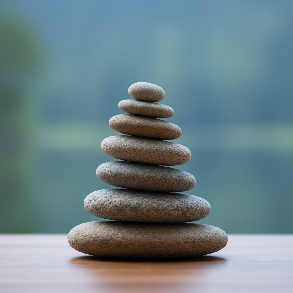 Balanced stone tower